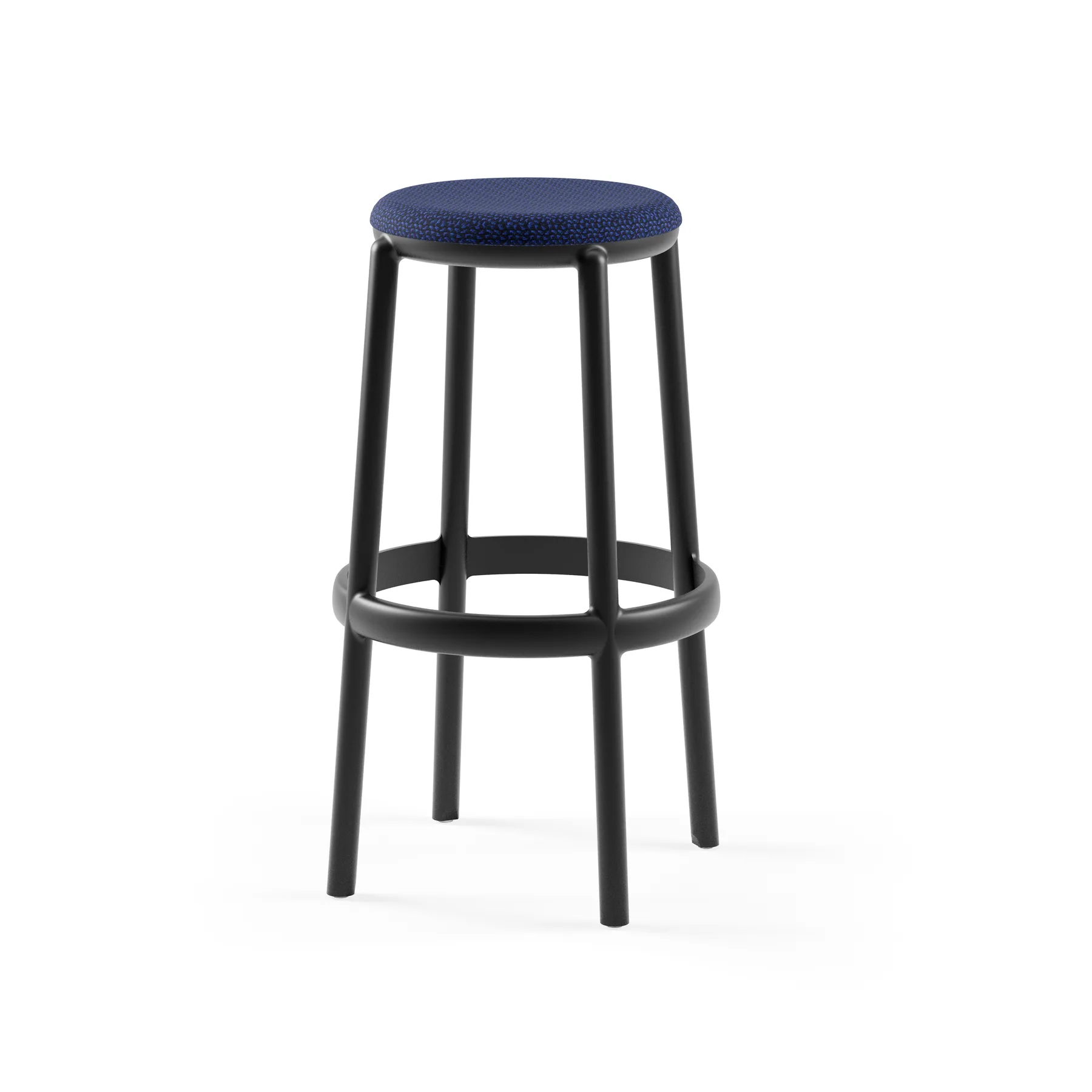 BLACK / KNIT 37 - DARK BLUE
