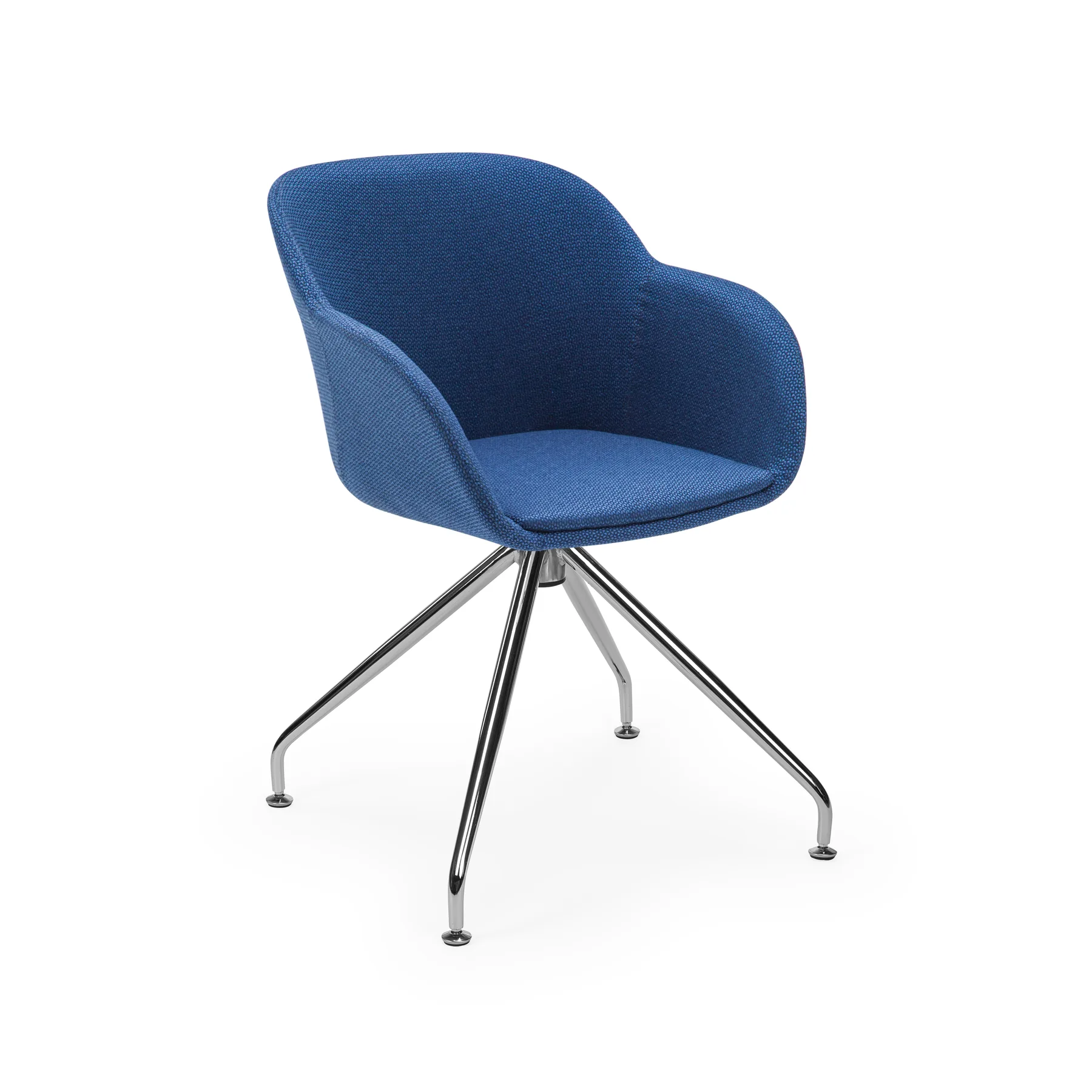 KNIT 37 - DARK BLUE / CHROME COATED