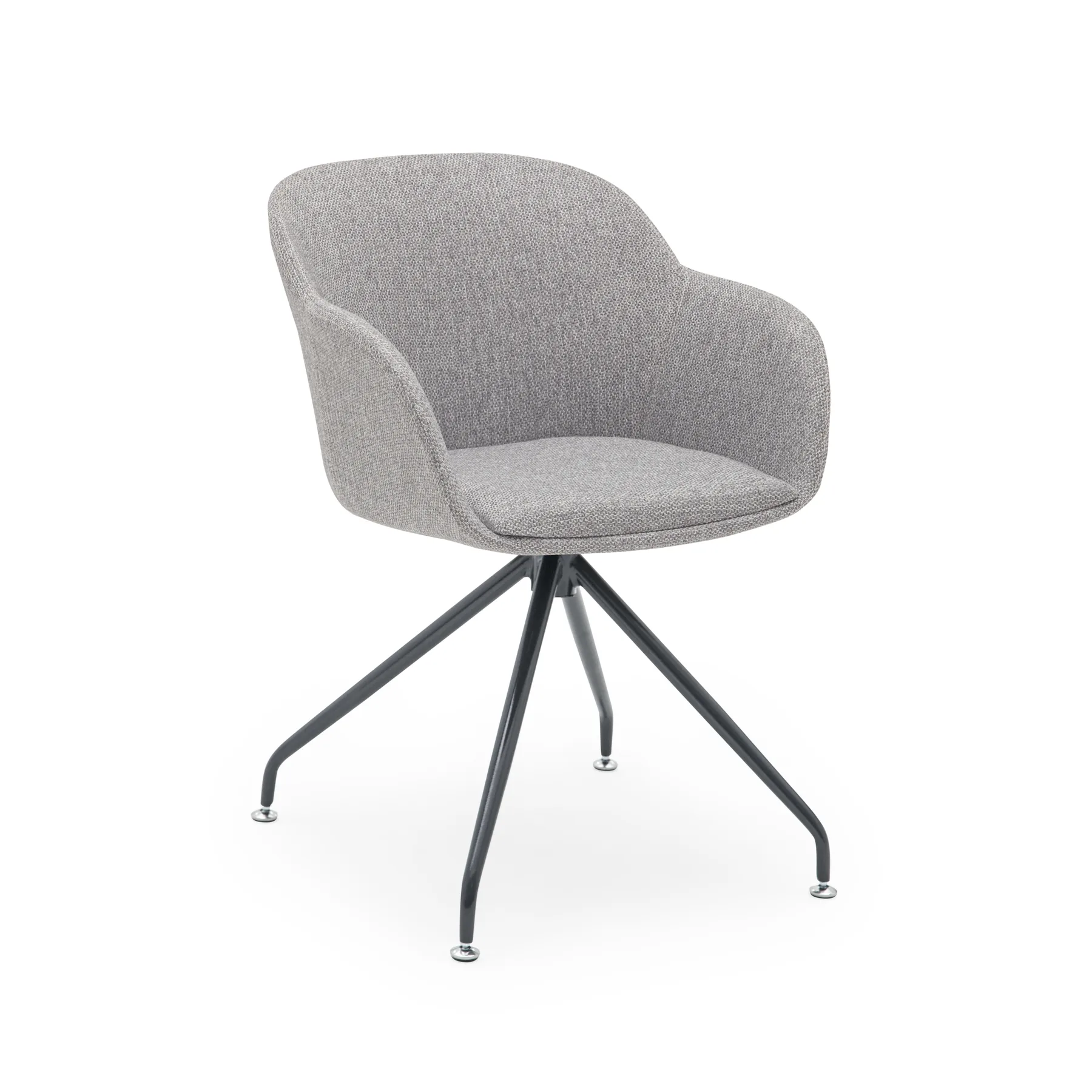 KNIT 26 - GRAY / BLACK PAINTED METAL