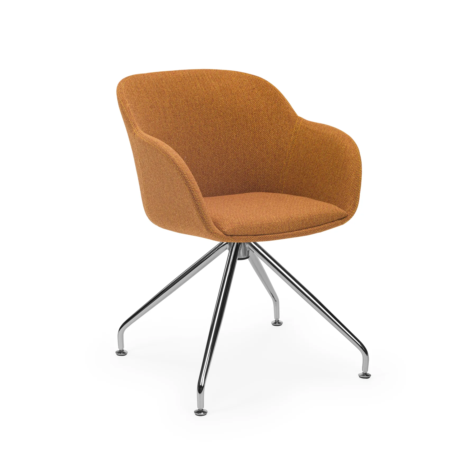 KNIT 45 - ORANGE / CHROME COATED