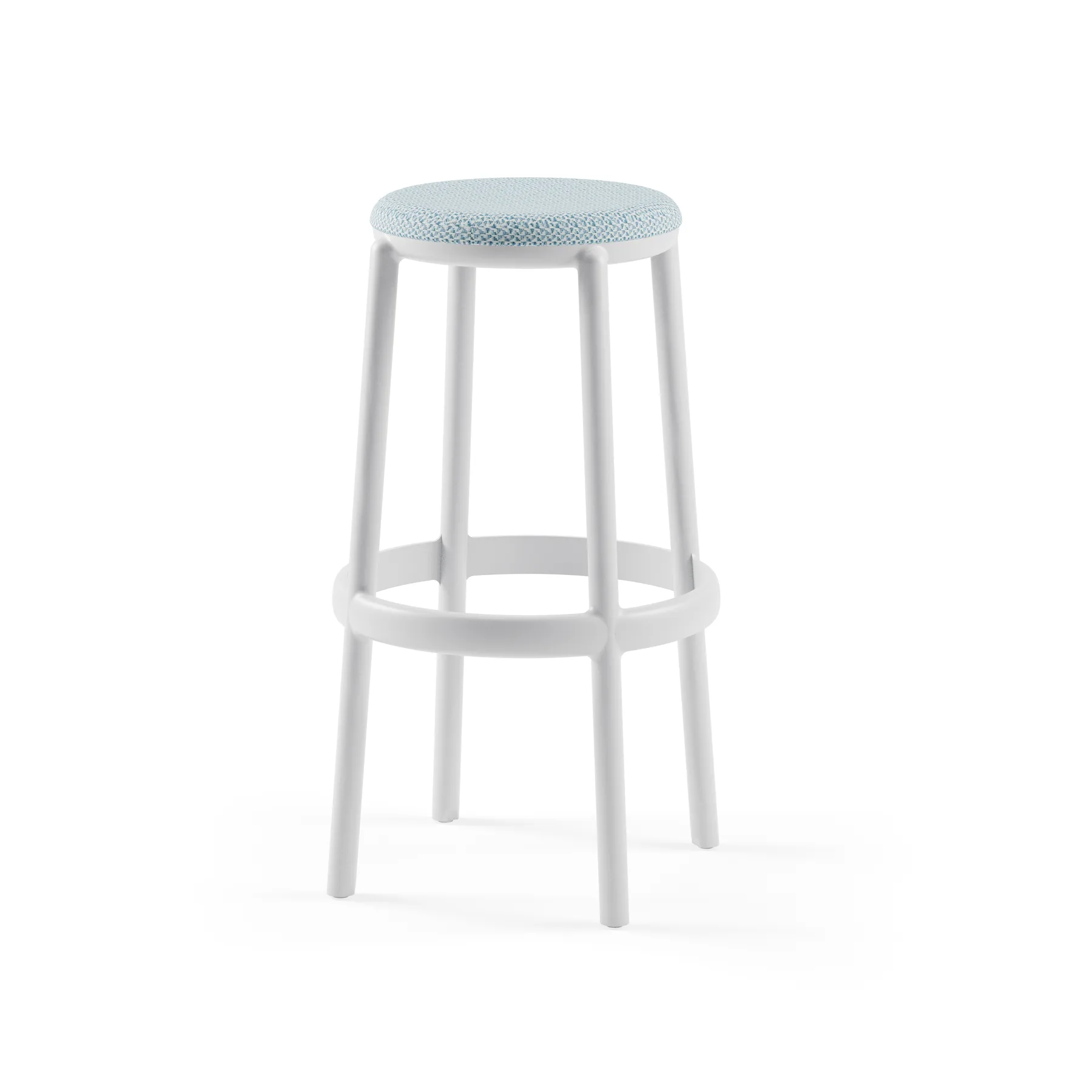 COOL GRAY-B / KNIT 17 - LIGHT BLUE