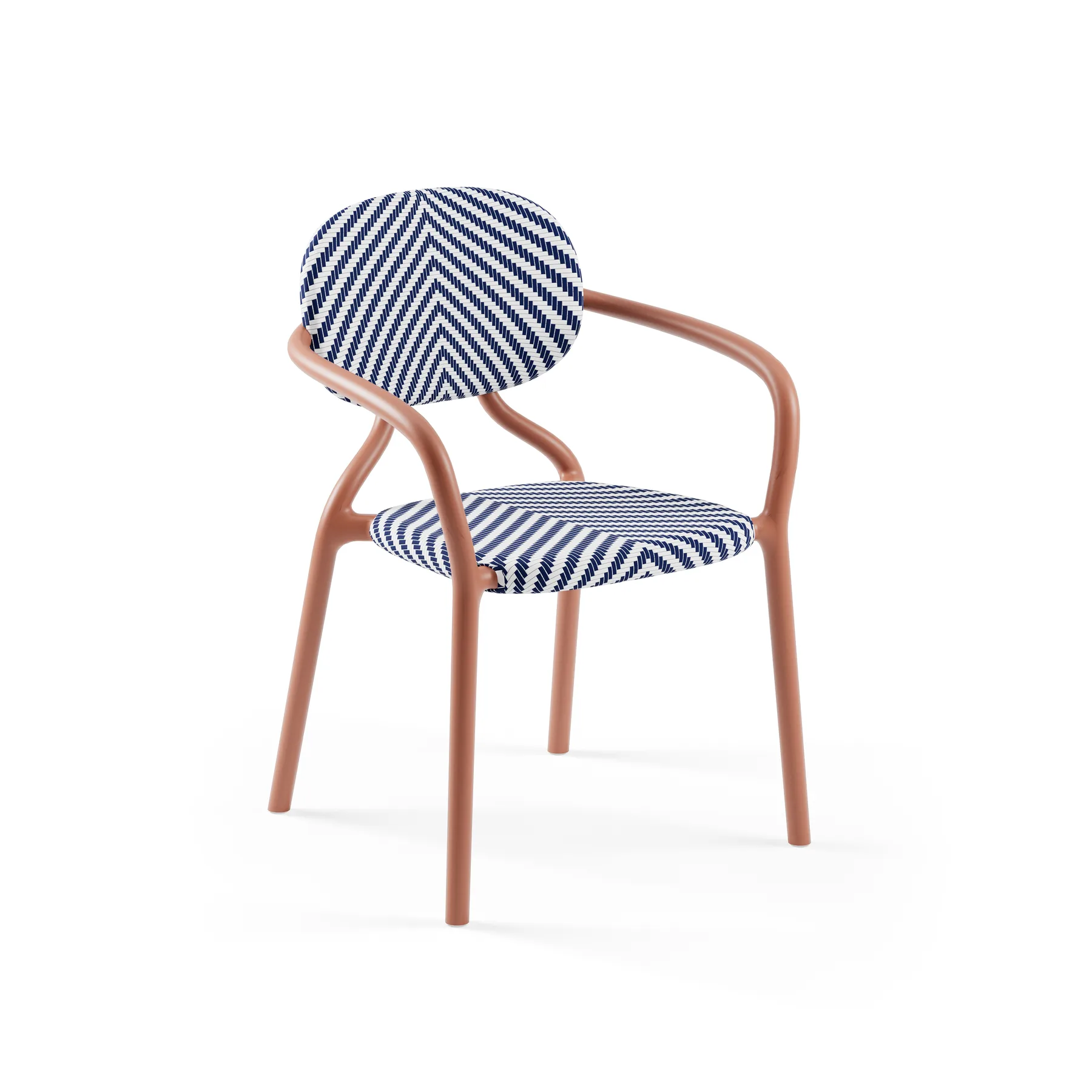 TERRACOTTA / BLUE-WHITE (MESH)
