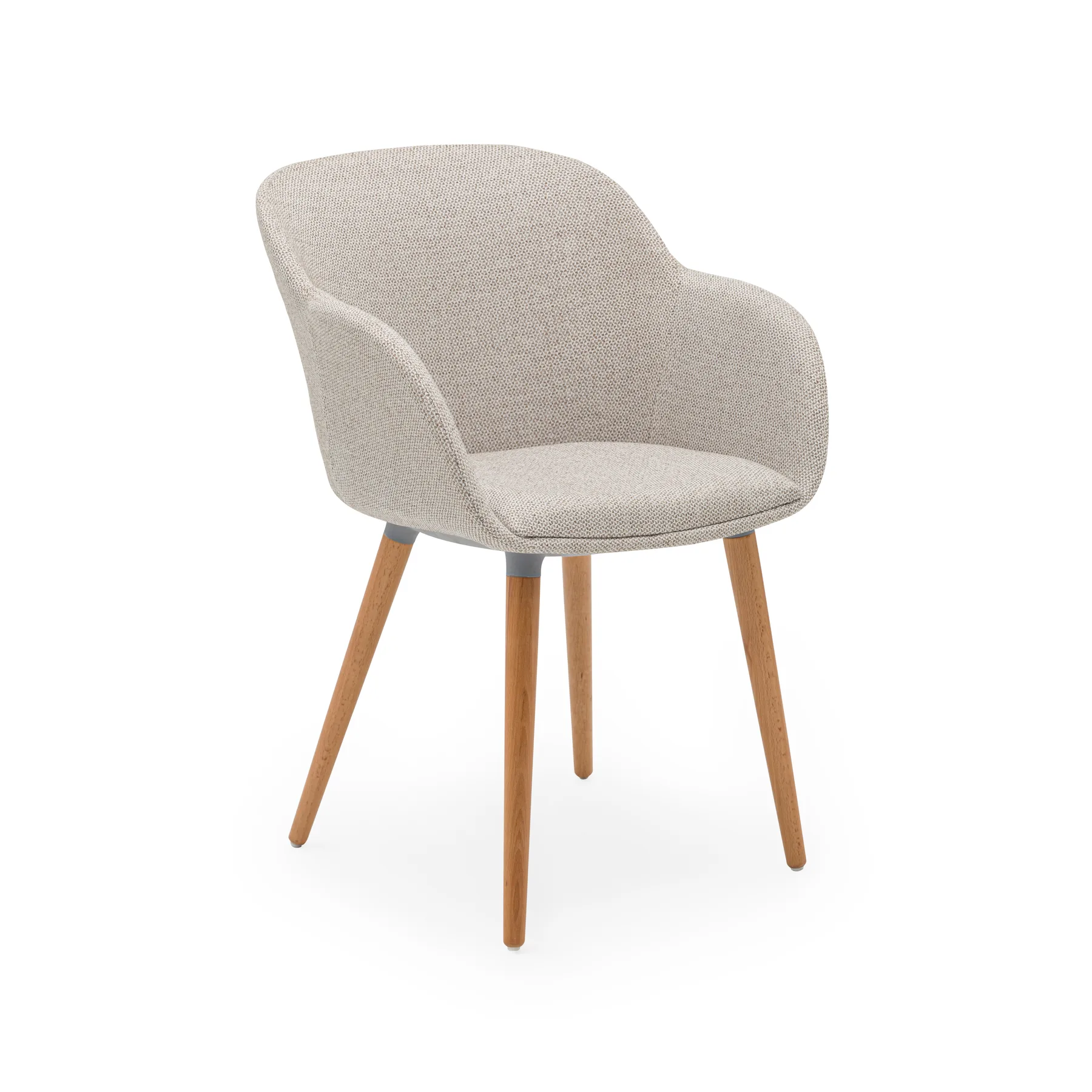 KNIT 00 - CREAM / NATURAL BEECH