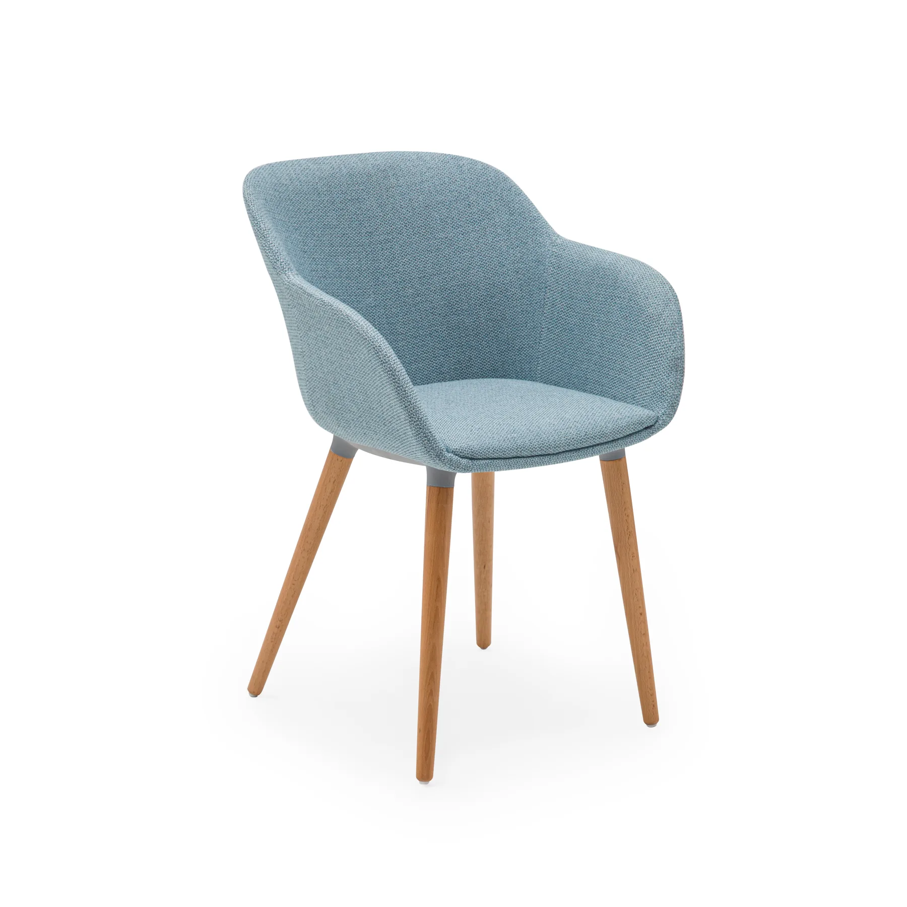 KNIT 17 - LIGHT BLUE / NATURAL BEECH
