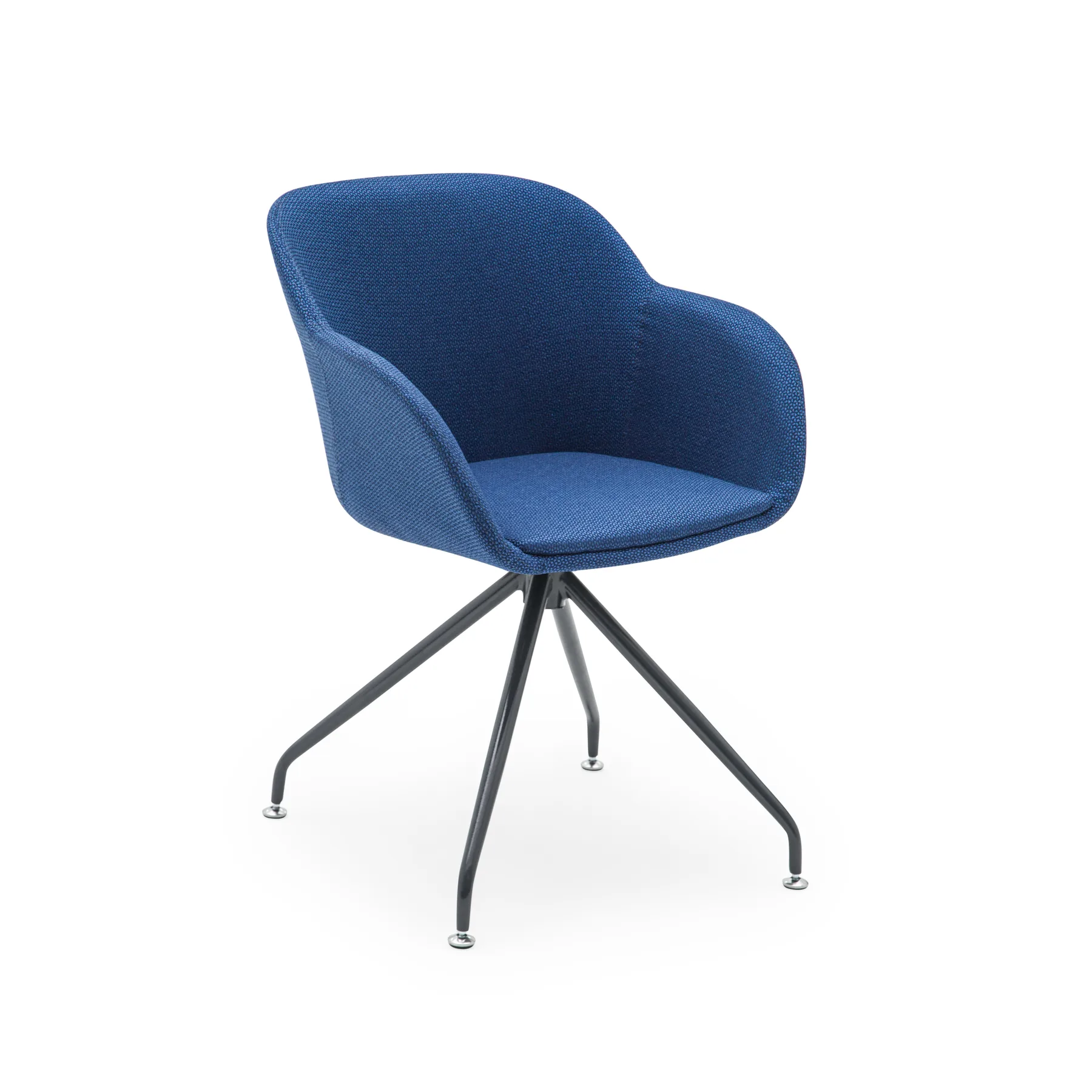 KNIT 37 - DARK BLUE / BLACK PAINTED METAL