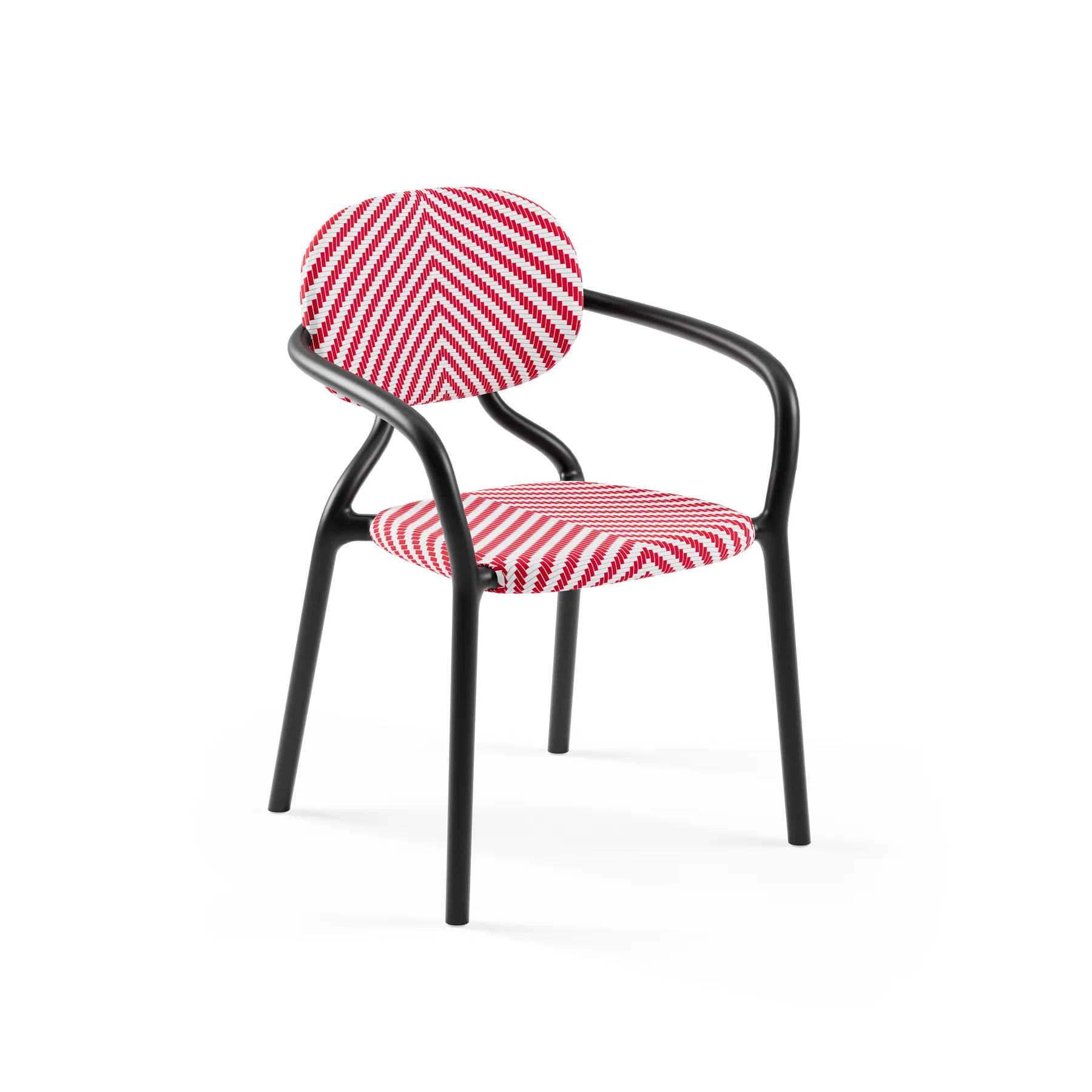 BLACK / RED-WHITE (MESH)