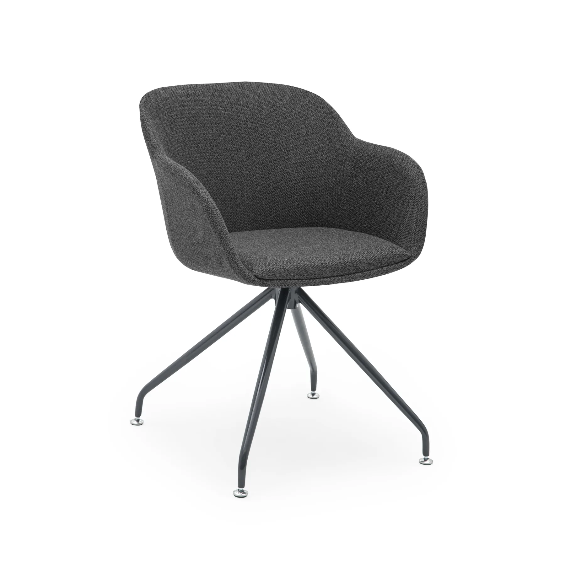 KNIT 76 - ANTHRACITE / BLACK PAINTED METAL