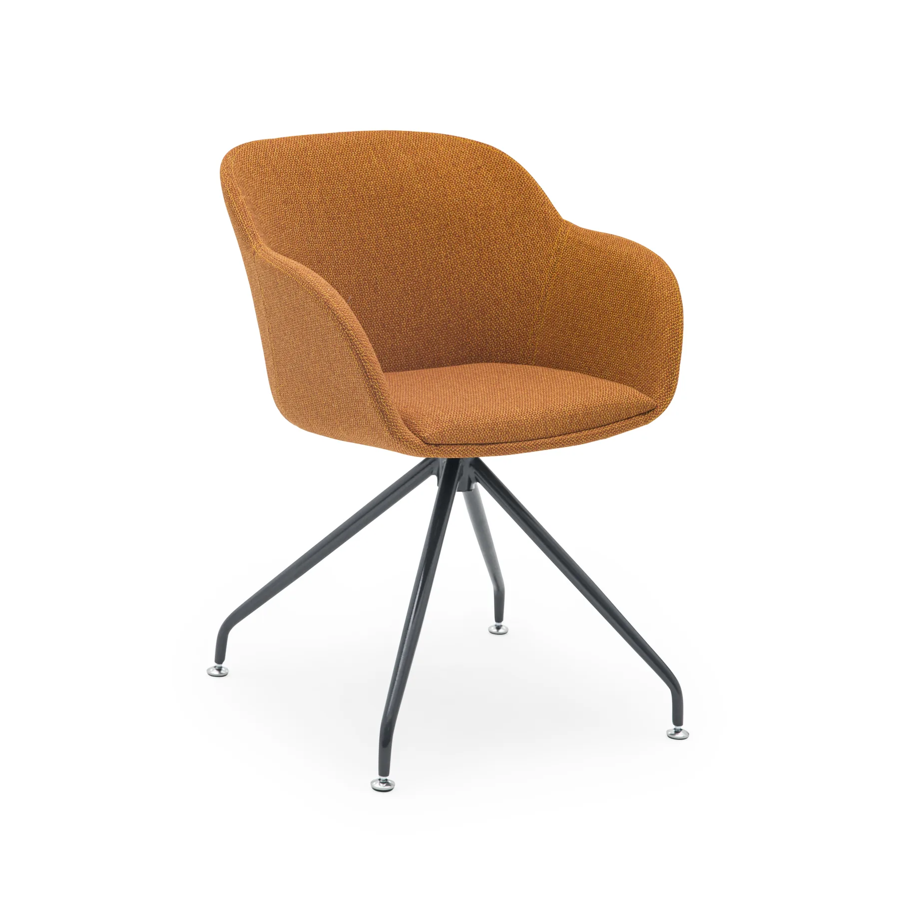 KNIT 45 - ORANGE / BLACK PAINTED METAL