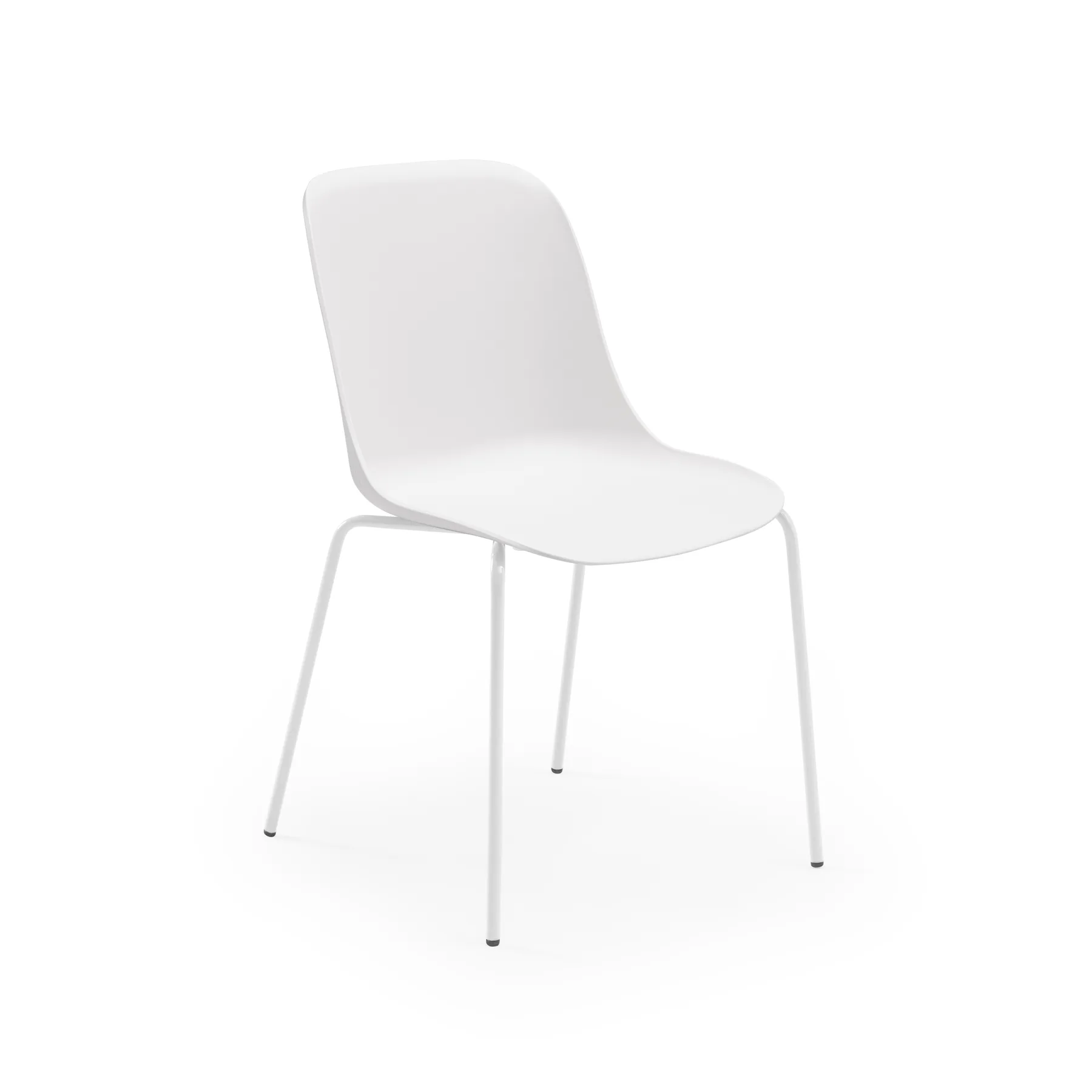 IVORY WHITE / WHITE PAINTED METAL