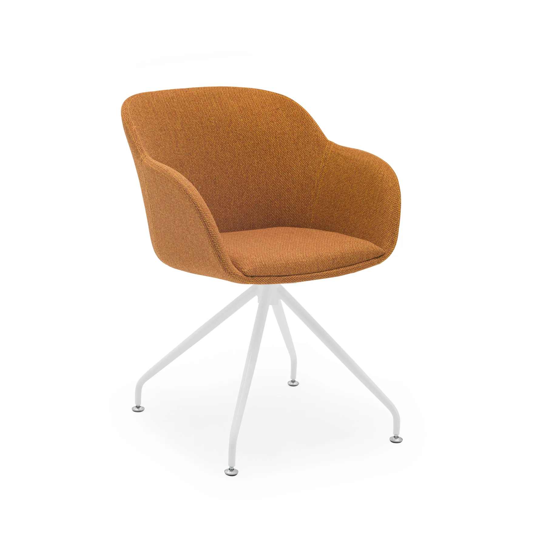 KNIT 45 - ORANGE / WHITE PAINTED METAL